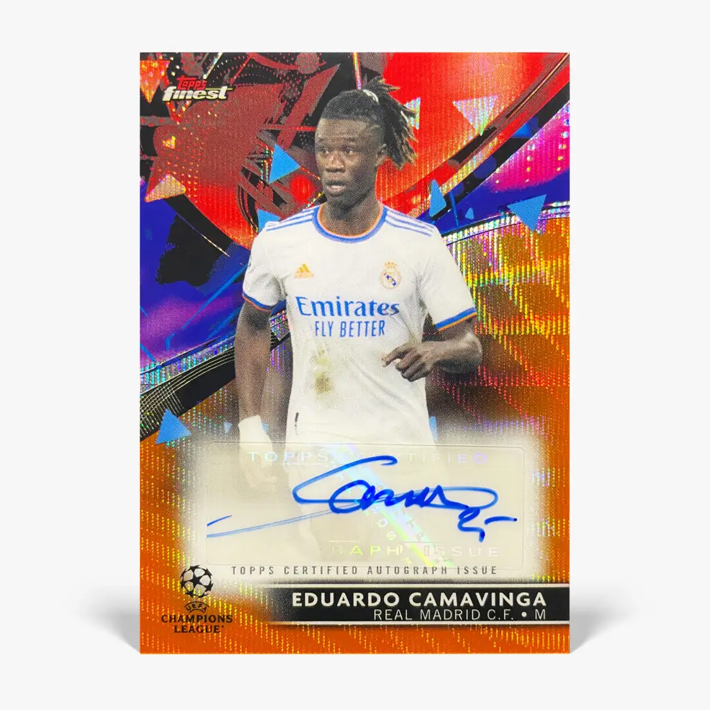 2021-22 Topps Finest UCL - Eduardo Camavinga Autograf /25