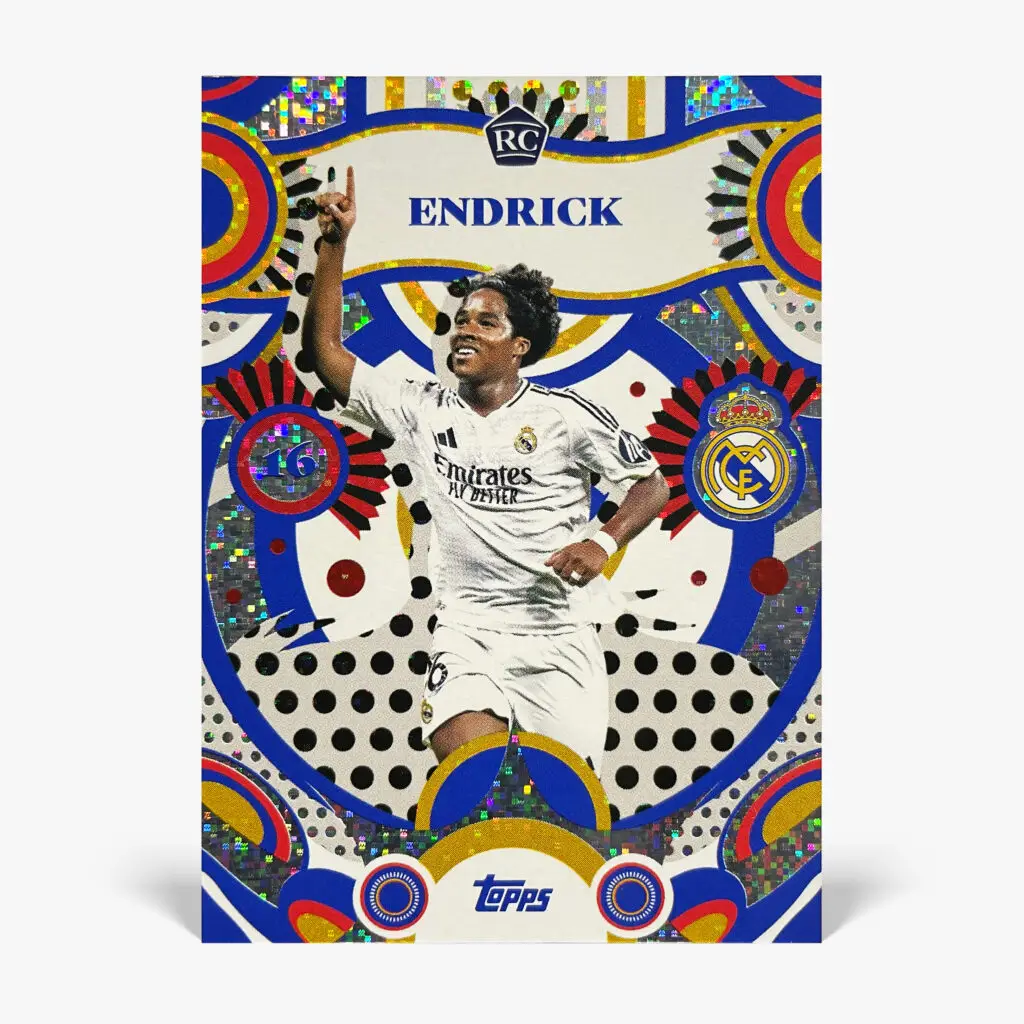 2024-25 Topps Team Set Real Madrid - Flamenco Flare (Static) - Endrick