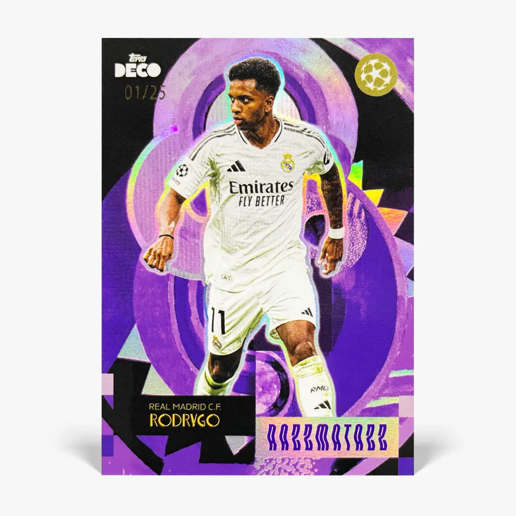 2024-25 Topps Deco UCC - Razzmatazz - Rodrygo /25