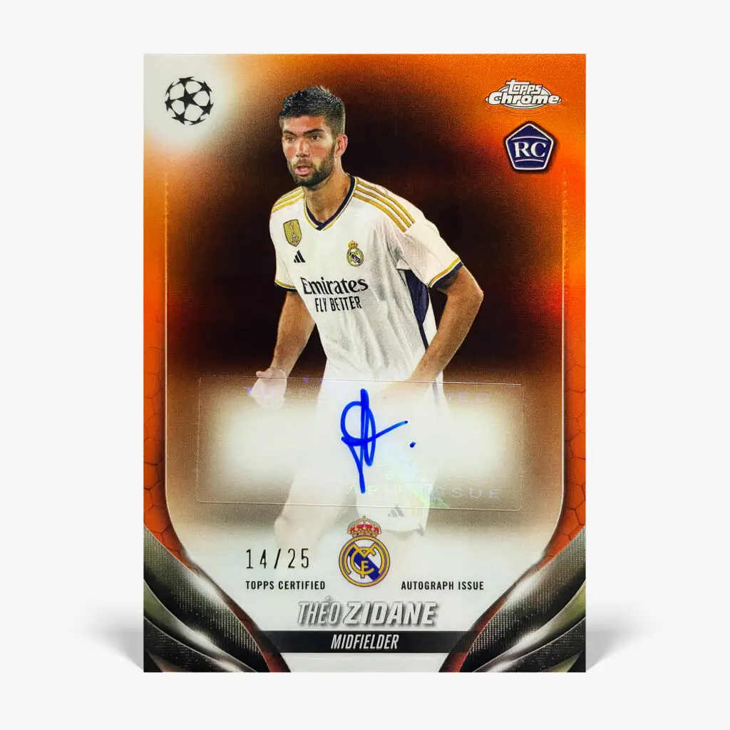 2023-24 Topps Chrome UCC - Théo Zidane Autograf /25