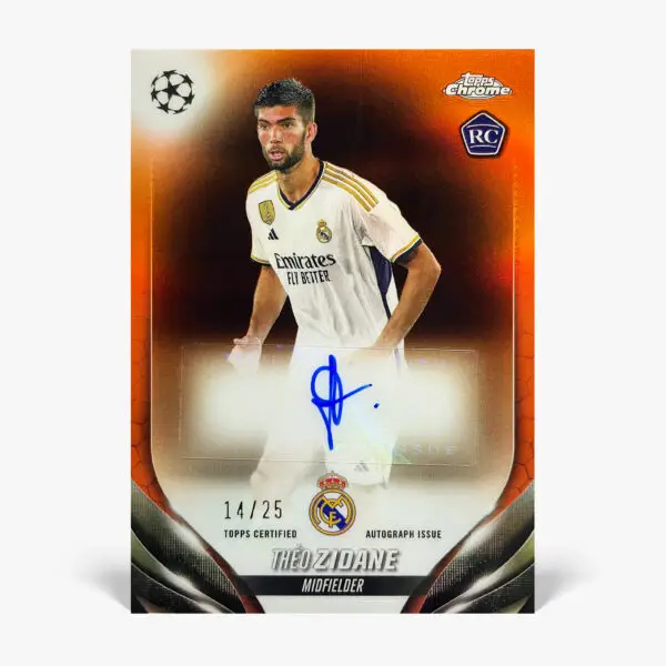 2023-24 Topps Chrome UCC - Théo Zidane Autograf /25