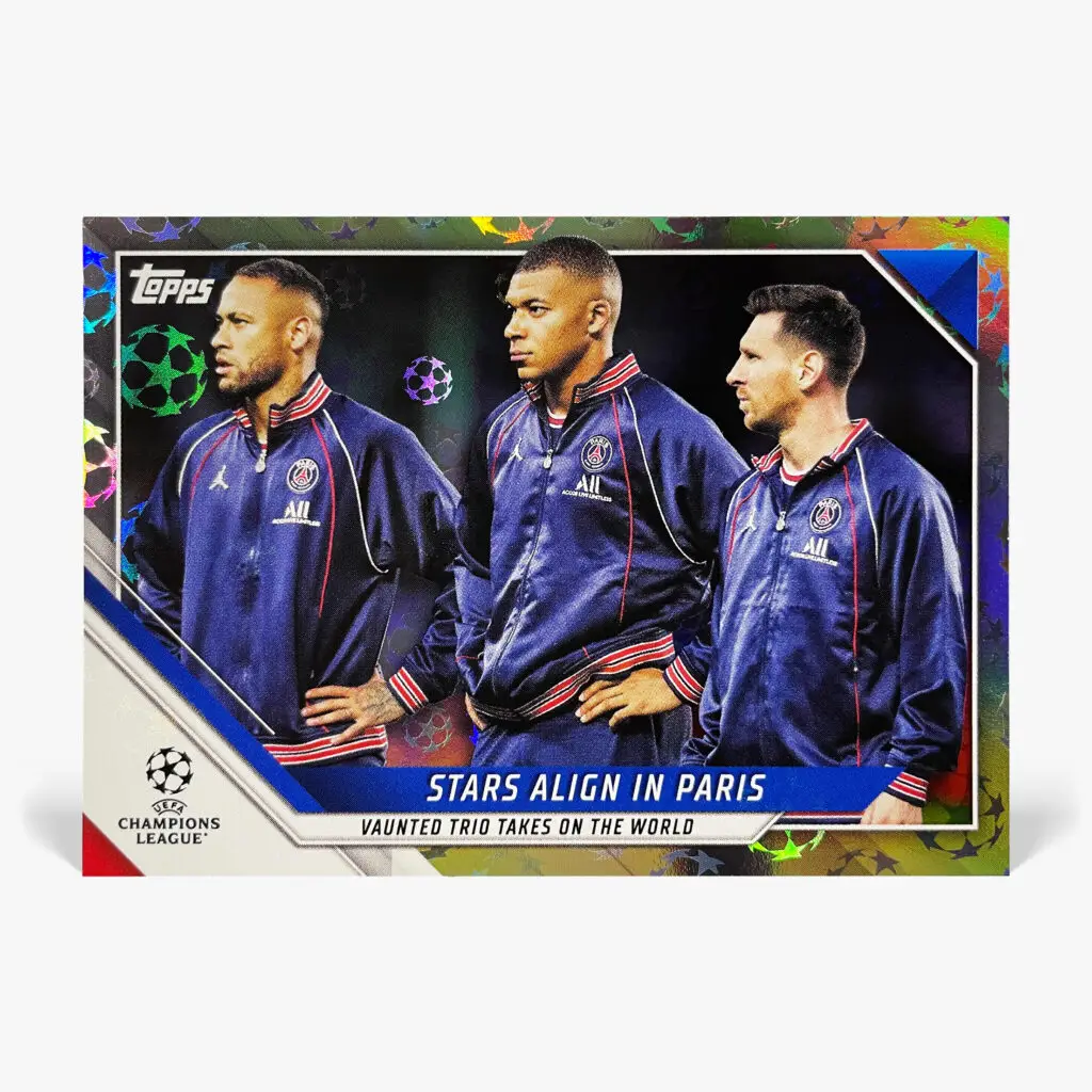 2021-22 Topps UCL - Starball Foil - Stars Align In Paris