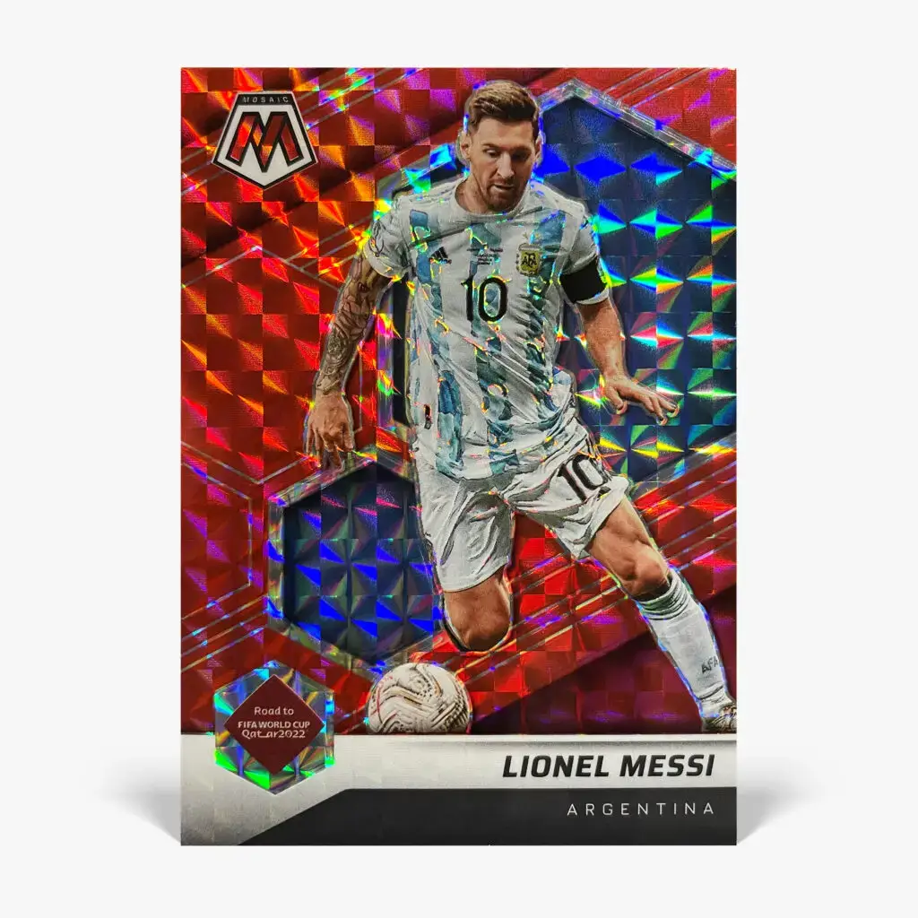 2021-22 Panini Mosaic Road to FIFA W/C - Red Mosaic - Lionel Messi #10