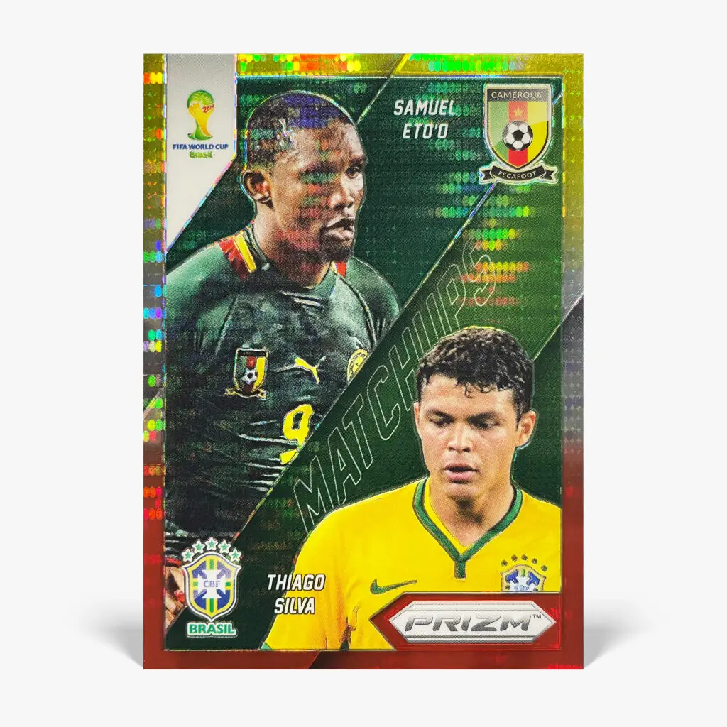 2014 Panini Prizm FIFA W/C Brazil - Matchups (Pulsar) - Samuel Eto'o/Thiago Silva