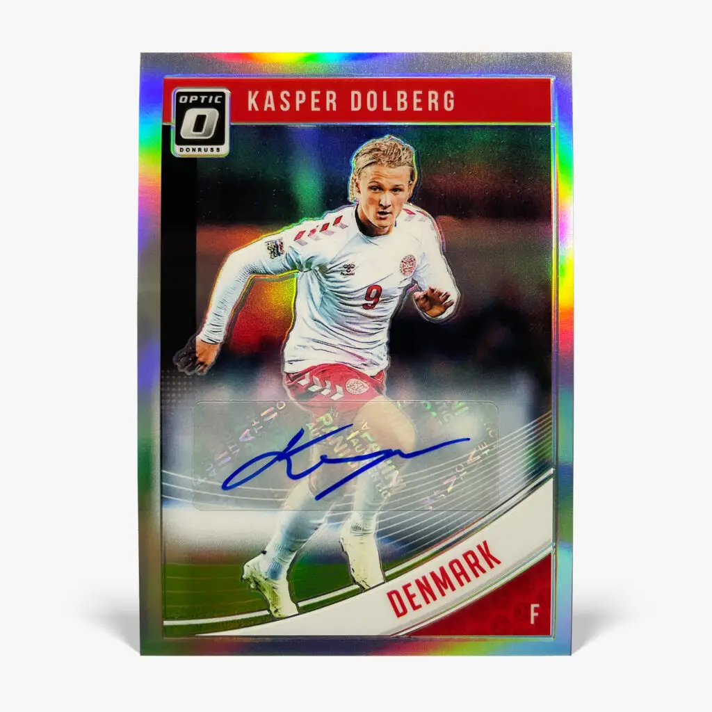 2018-19 Panini Donruss - Optic Prizm - Kasper Dolberg Autograf
