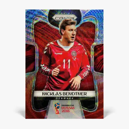 2018 Panini Prizm FIFA W/C Russia - Red & Blue Wave - Nicklas Bendtner