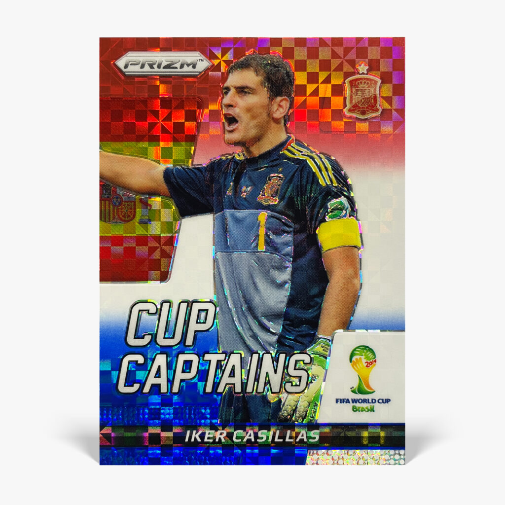 2014 Panini Prizm FIFA W/C Brazil - Cup Captains (Plaid) - Iker Casillas