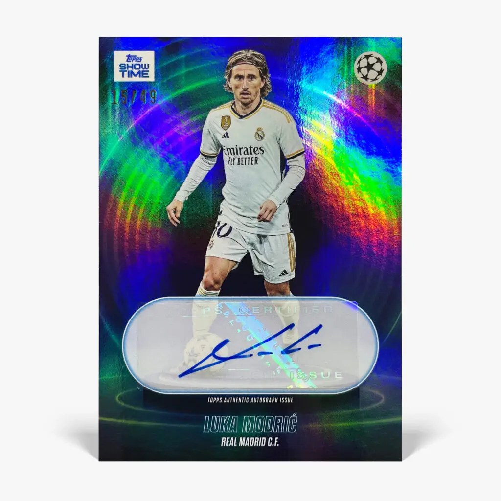 2023-24 Topps Showtime UCC - Luka Modrić Autograf /49