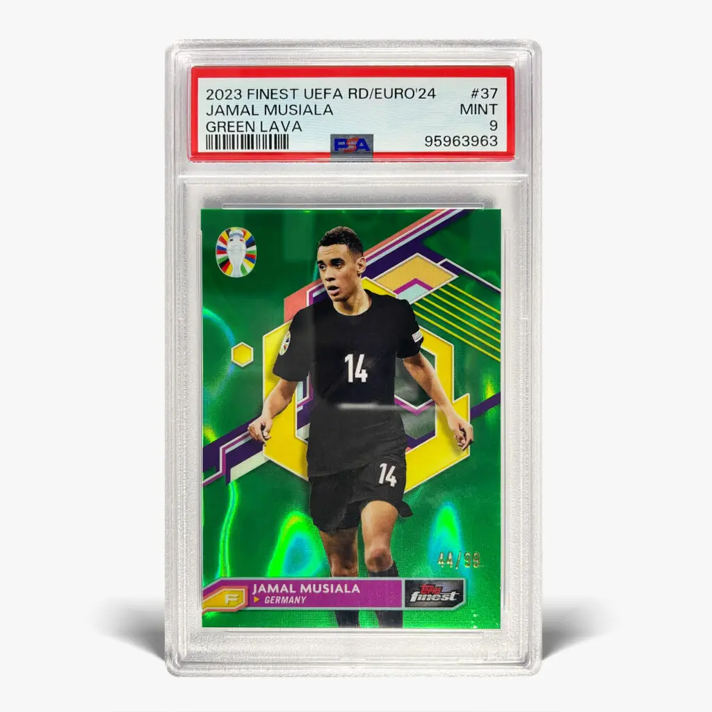 2023 Topps Finest Euro 2024 - Jamal Musiala /99 PSA 9
