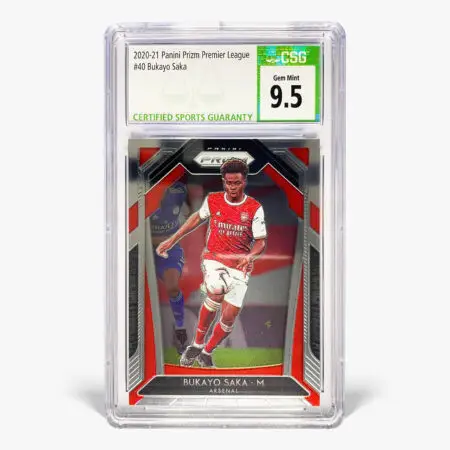 2020-21 Panini Prizm Premier League - Bukayo Saka #40 CSG 9.5