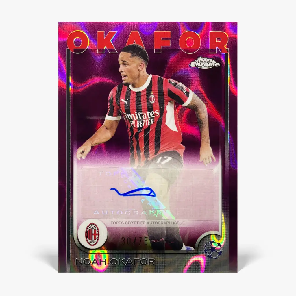 2024-25 Topps Chrome UCC - Noah Okafor Autograf /75