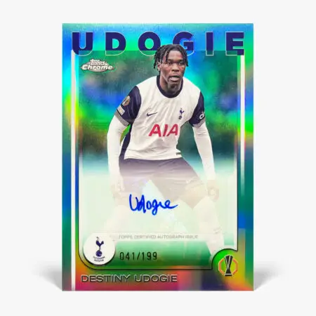 2024-25 Topps Chrome UCC - Destiny Udogie Autograf /199