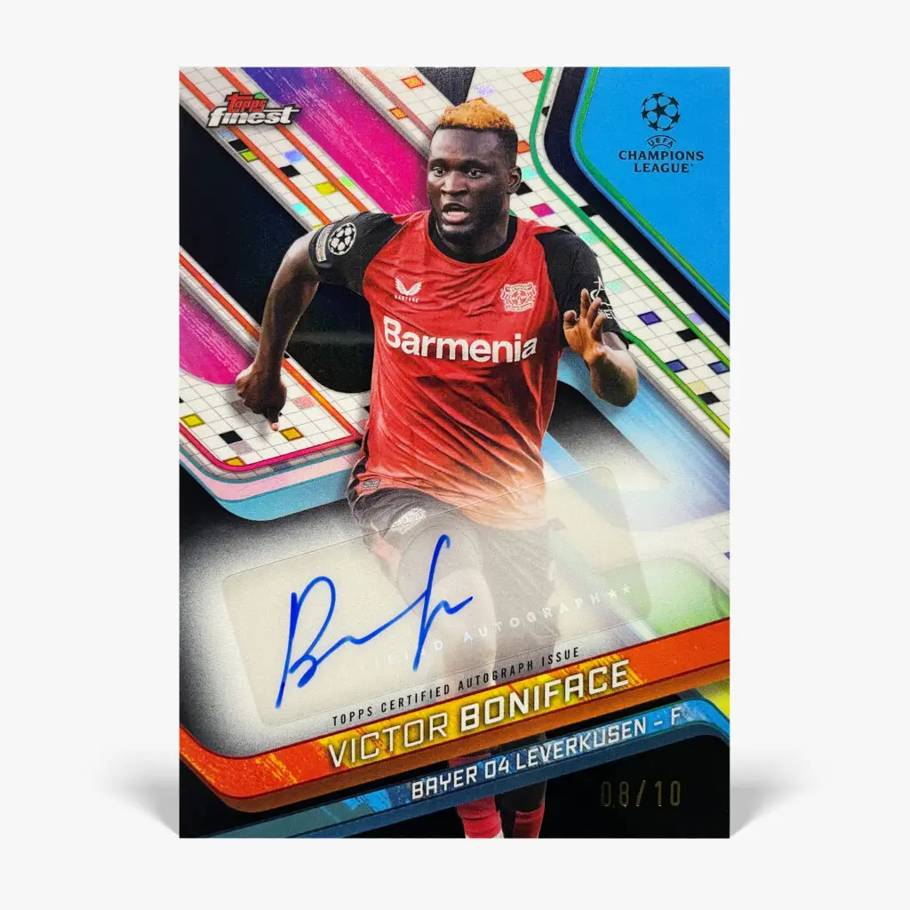 2024-25 Topps Finest UCC - Victor Boniface Autograf /10