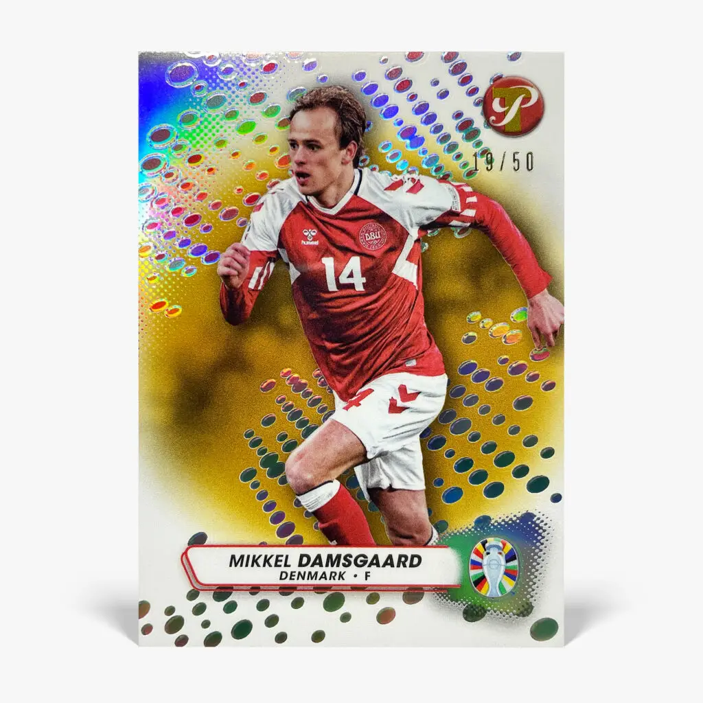 2023 Topps Pristine Road to Euro 2024 - Mikkel Damsgaard /50