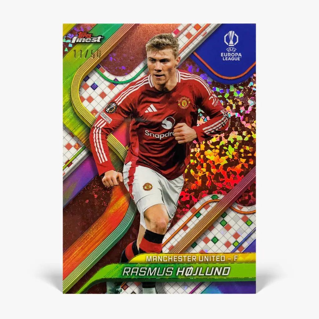 2024-25 Topps Finest UCC - Rasmus Højlund /50
