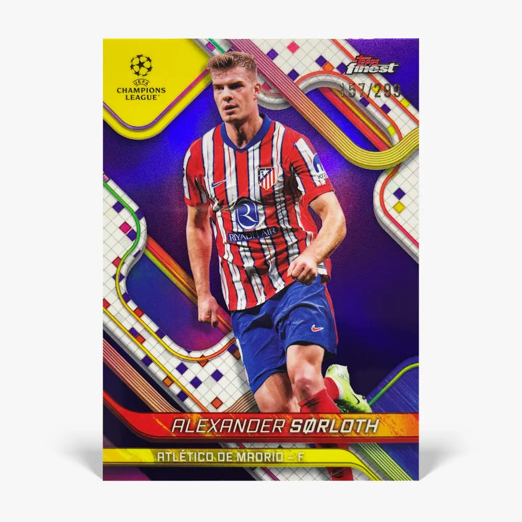 2024-25 Topps Finest UCC - Alexander Sørloth /299
