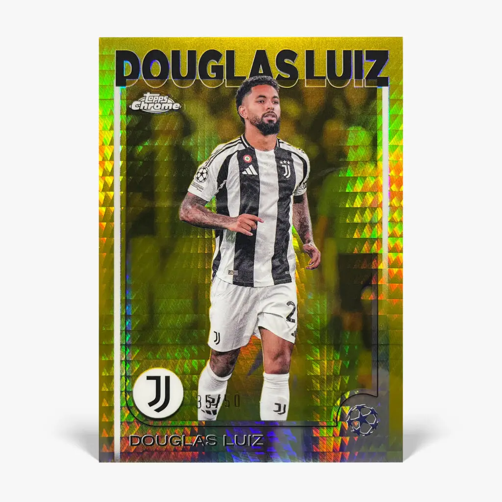2024-25 Topps Chrome UCC - Douglas Luiz /50