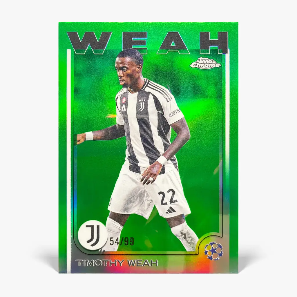 2024-25 Topps Chrome UCC - Timothy Weah /99
