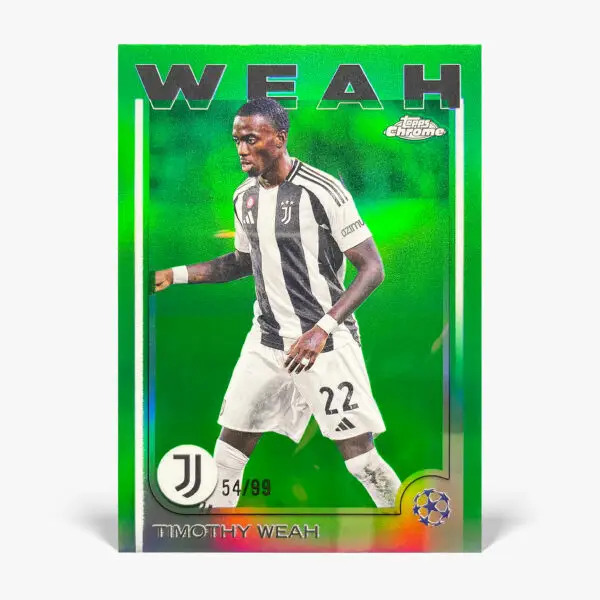 2024-25 Topps Chrome UCC - Timothy Weah /99