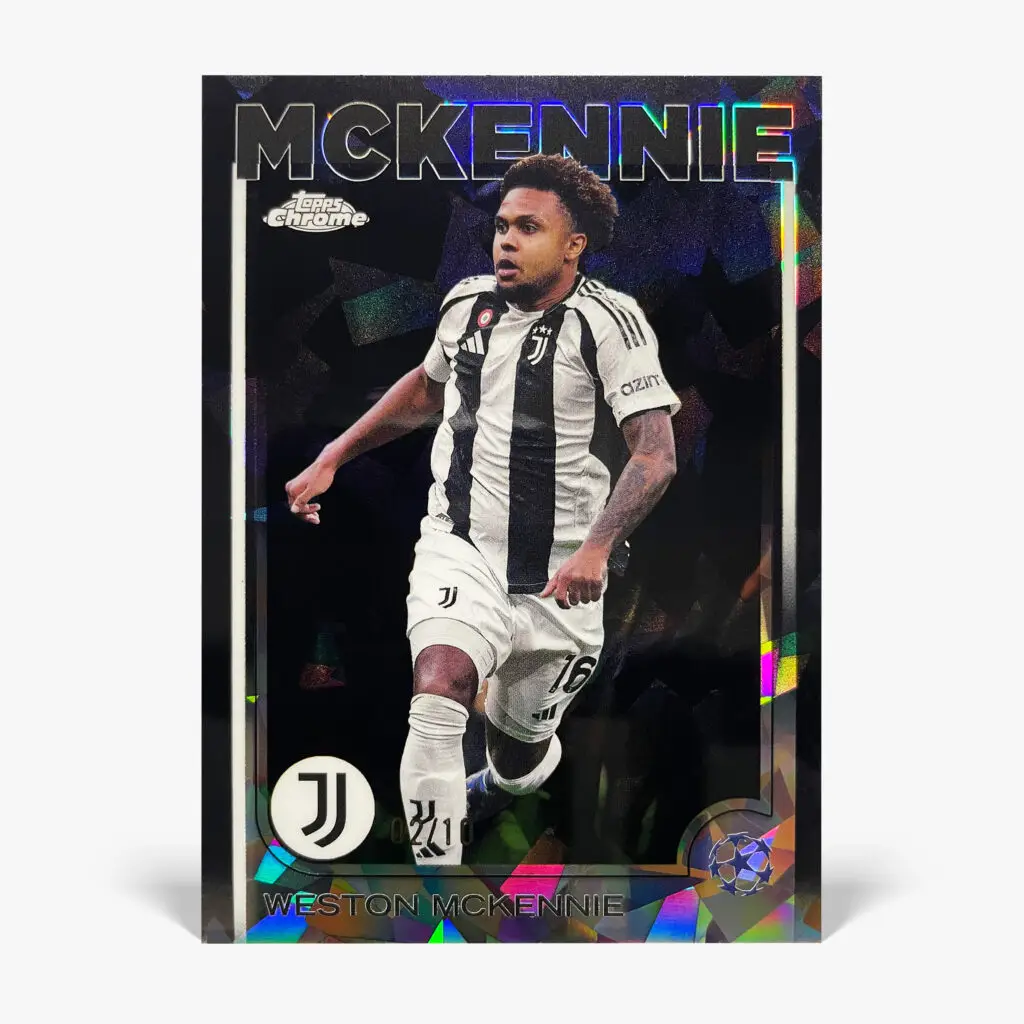 2024-25 Topps Chrome Sapphire UCC - Weston McKennie /10