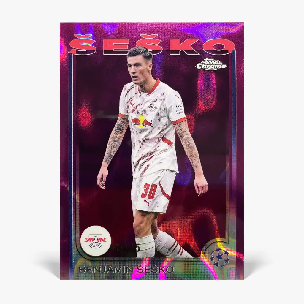 2024-25 Topps Chrome UCC - Benjamin Šeško /75