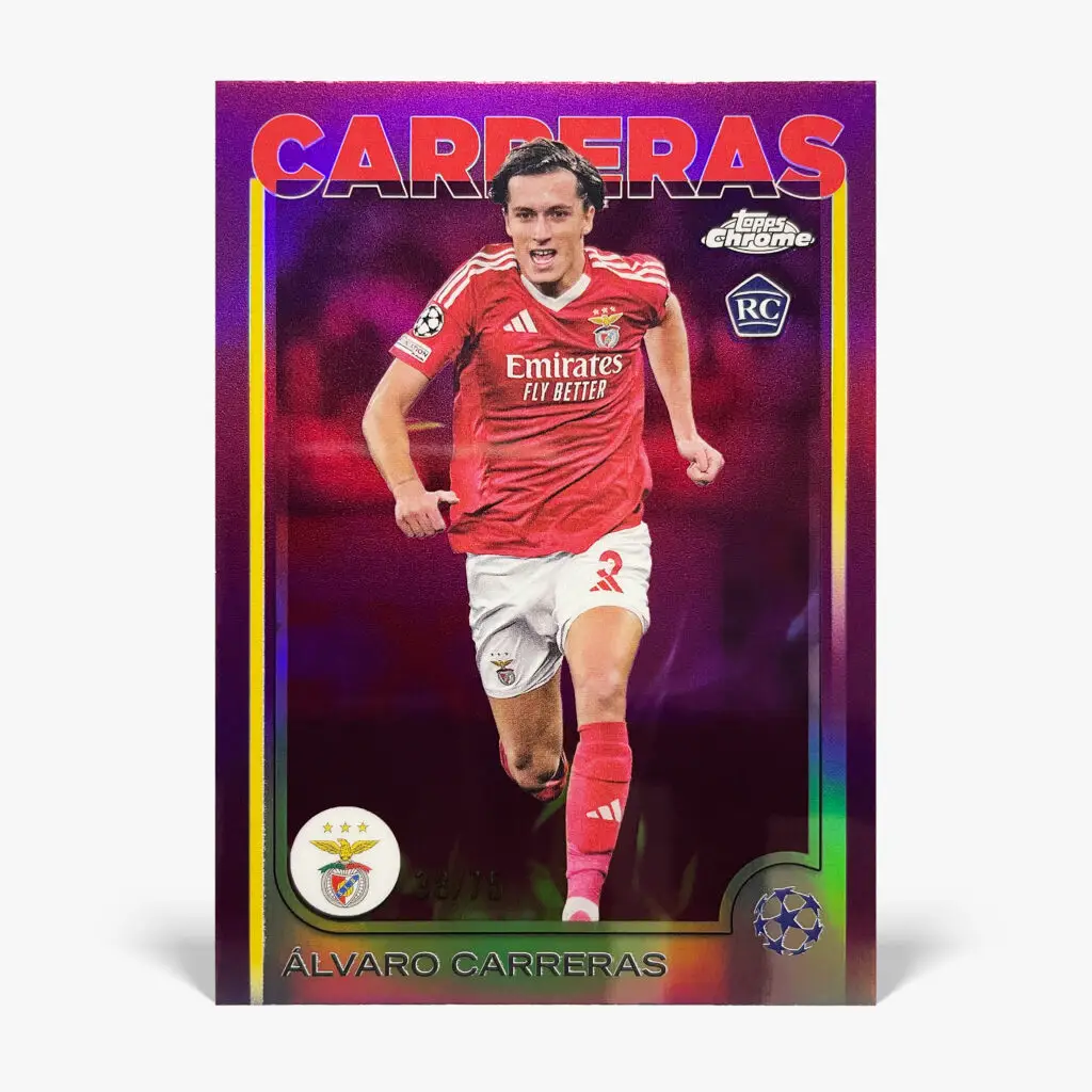 2024-25 Topps Chrome UCC - Álvaro Carreras /75