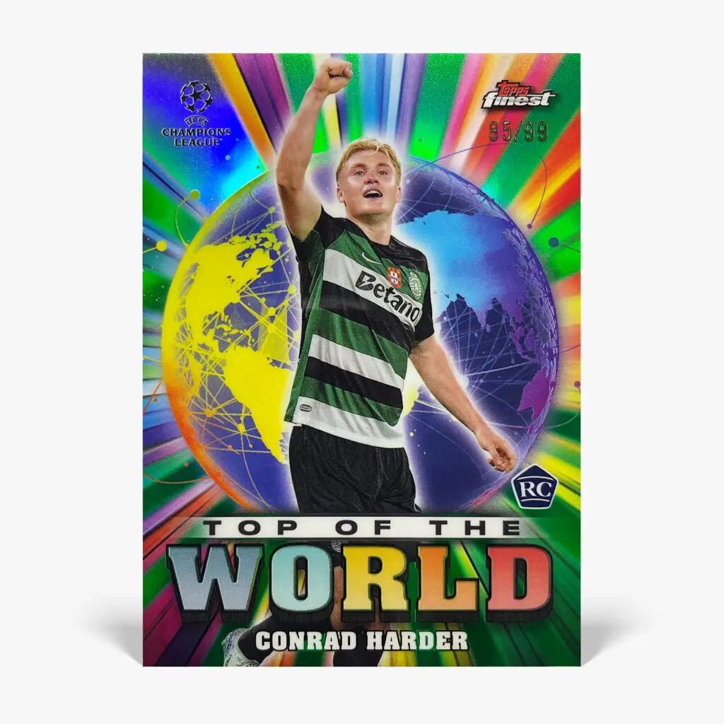 2024-25 Topps Finest UCC - Top of the World - Conrad Harder /99
