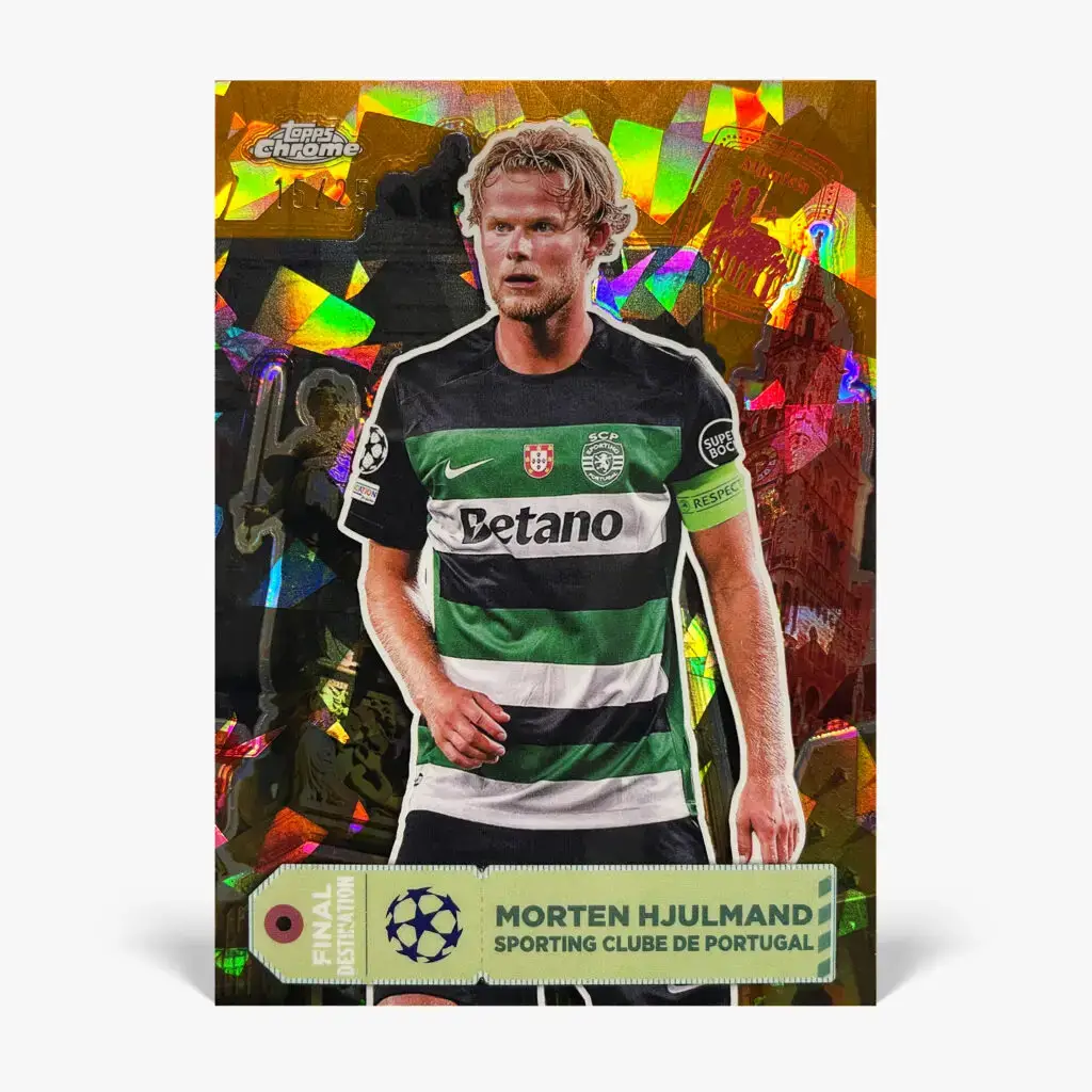 2024-25 Topps Chrome Sapphire UCC - Final Destination - Morten Hjulmand /25
