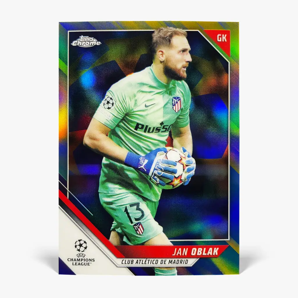 2021-22 Topps Chrome UCL - Jan Oblak /75