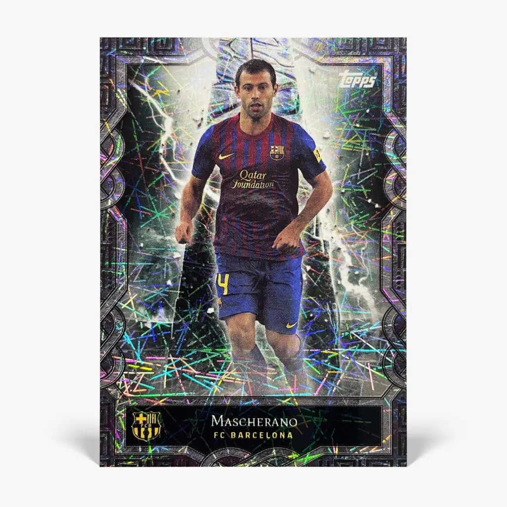 2024-25 Topps Fan Set FC Barcelona - Monolith (Electro) - Javier Mascherano
