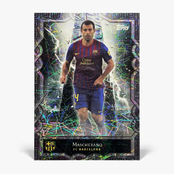 2024-25 Topps Fan Set FC Barcelona - Monolith (Electro) - Javier Mascherano
