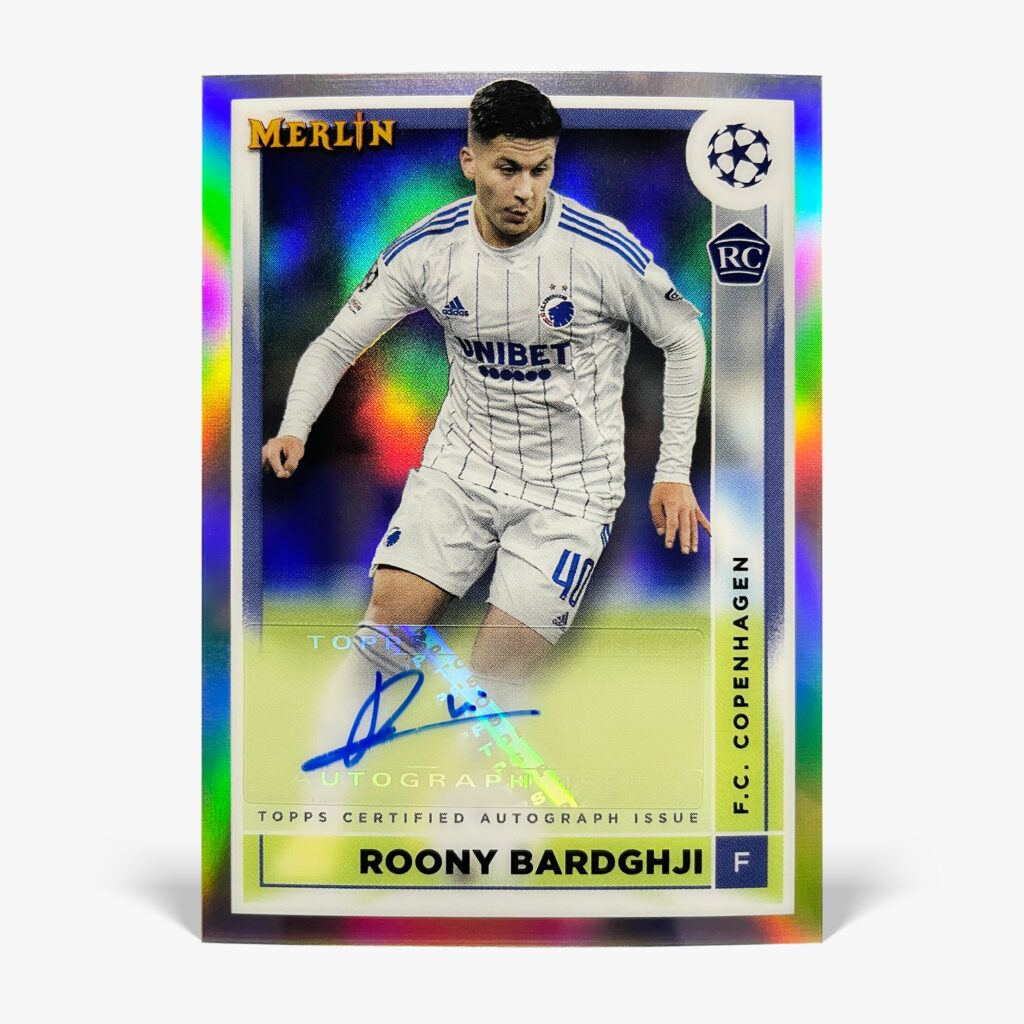 2022-23 Topps Merlin UCC - Roony Bardghji Autograf