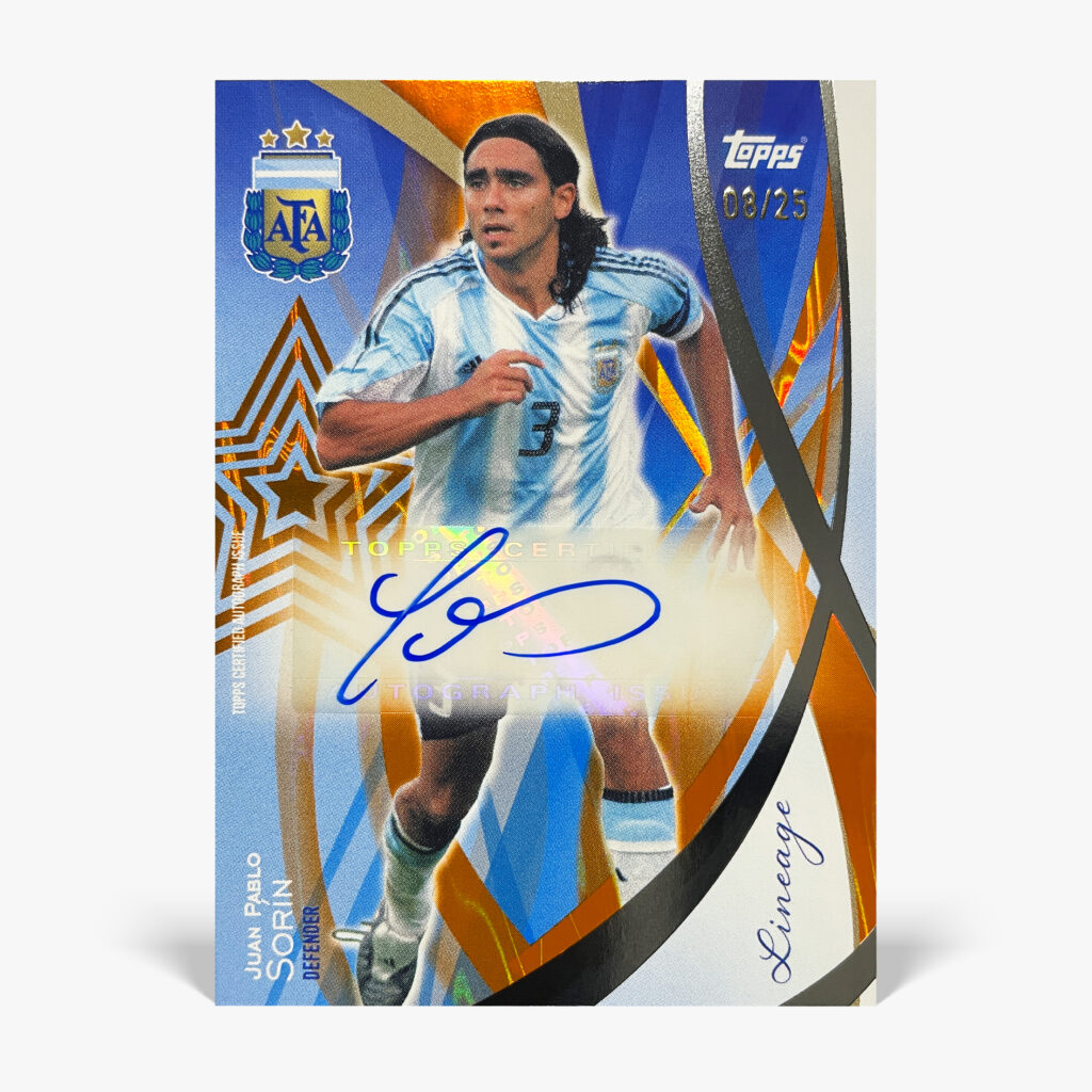2024 Topps Lineage Argentina - Juan Pablo Sorín Autograf /25