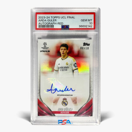 2023-24 Topps UCL Final - Arda Güler Autograf /10 PSA 10