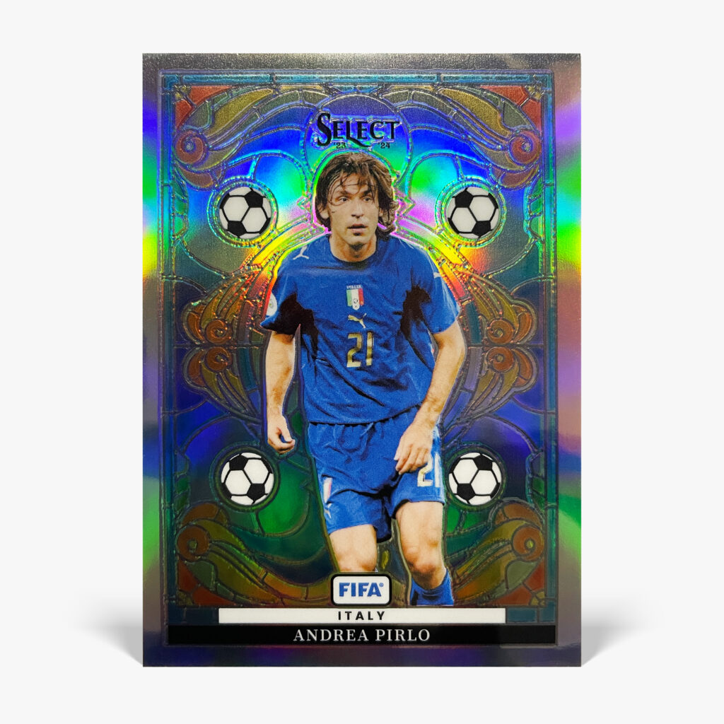 2023-24 Panini Select FIFA - Stained Glass - Andrea Pirlo
