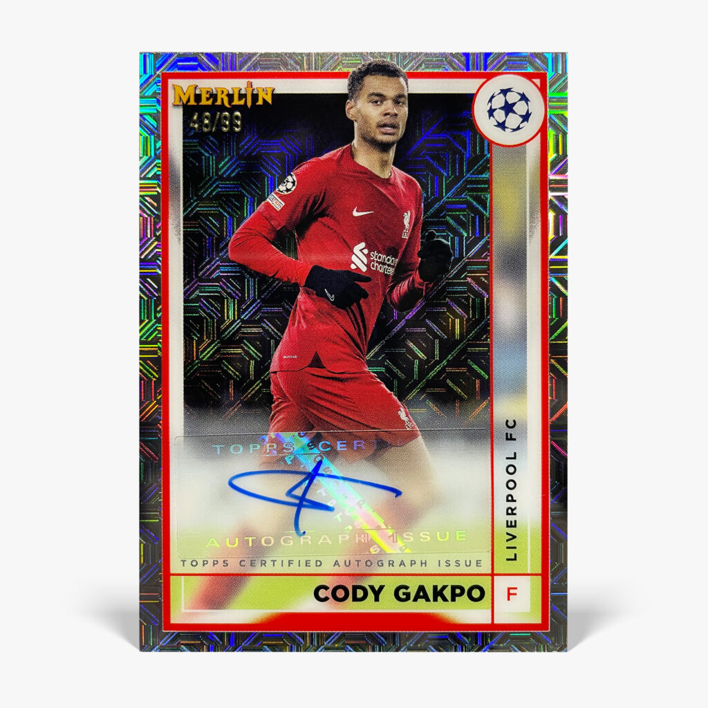 2022-23 Topps Merlin UCC - Cody Gakpo Autograf /99