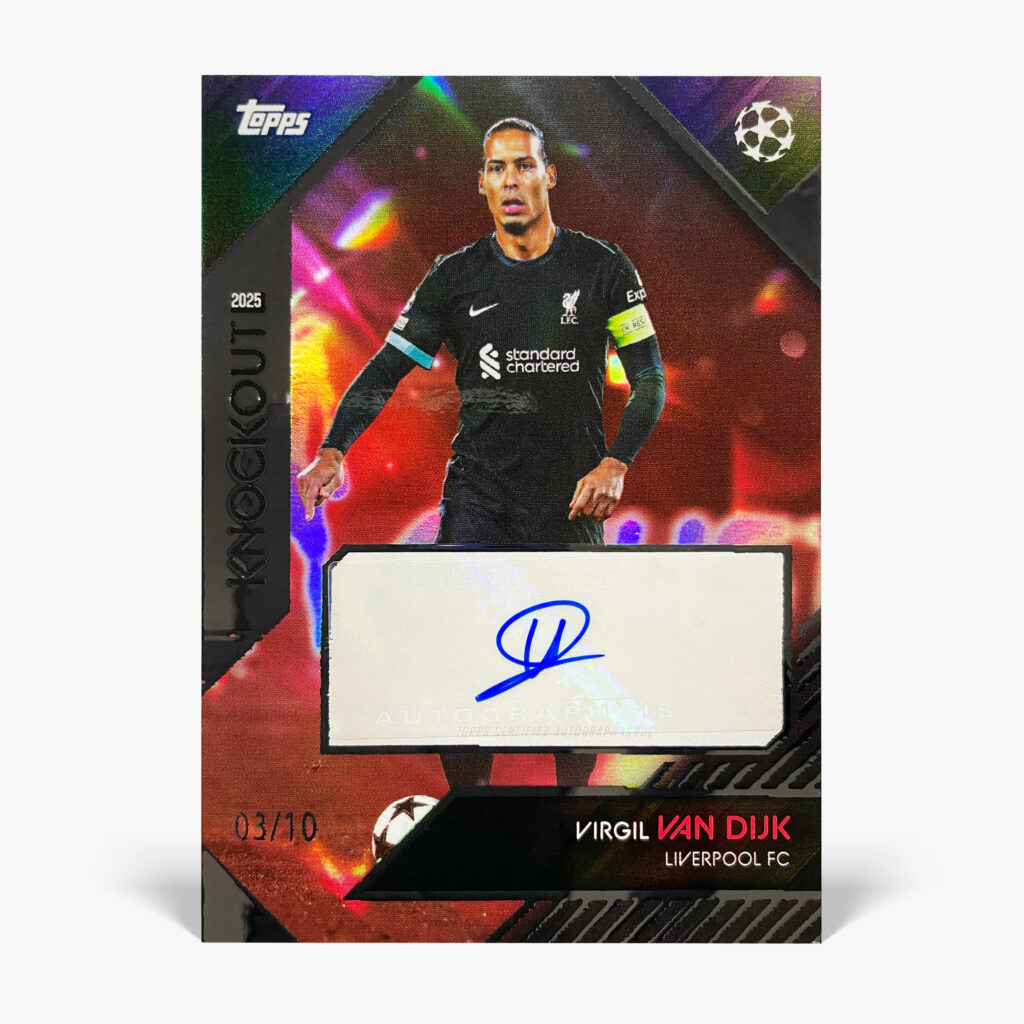 2024-25 Topps Knockout UCC - Virgil van Dijk Autograf /10