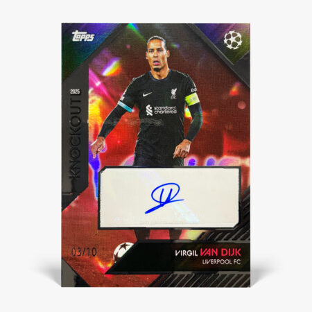 2024-25 Topps Knockout UCC - Virgil van Dijk Autograf /10