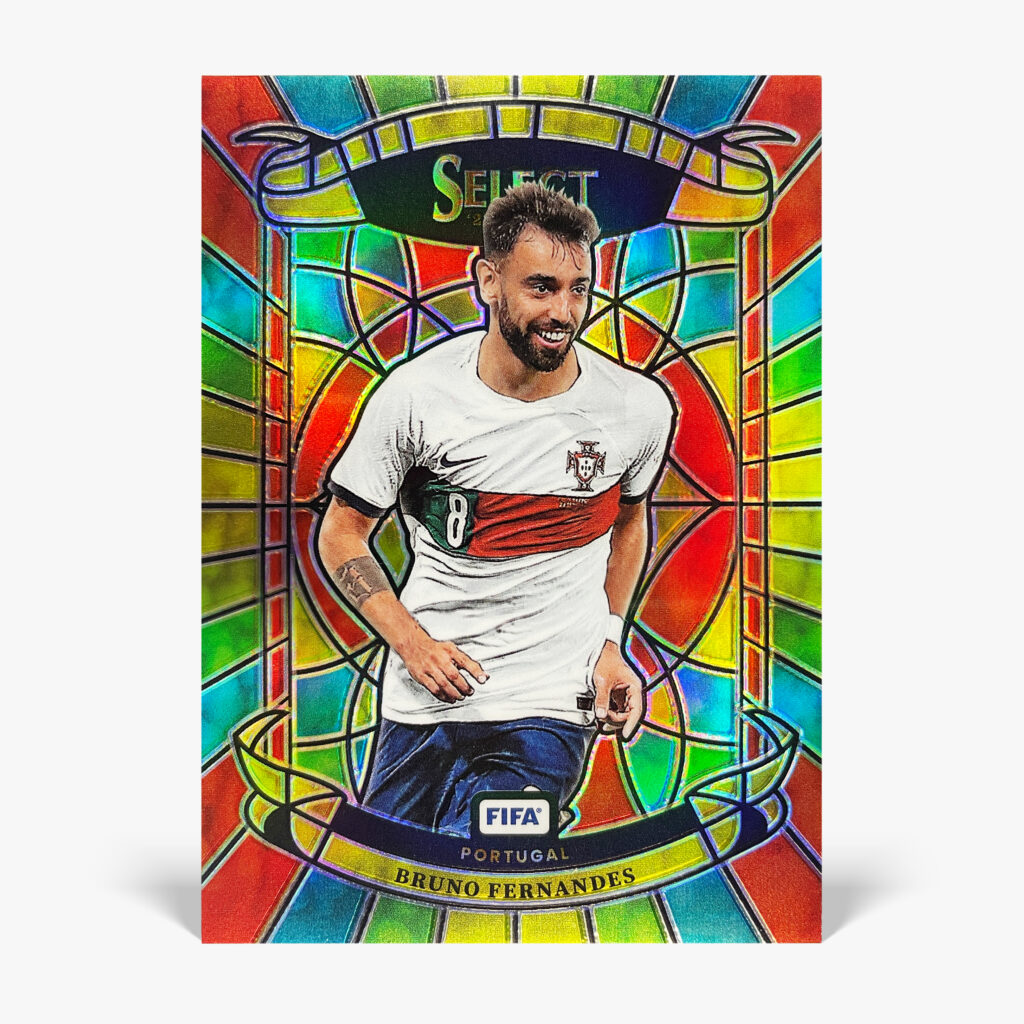 2022-23 Panini Select FIFA - Stained Glass - Bruno Fernandes