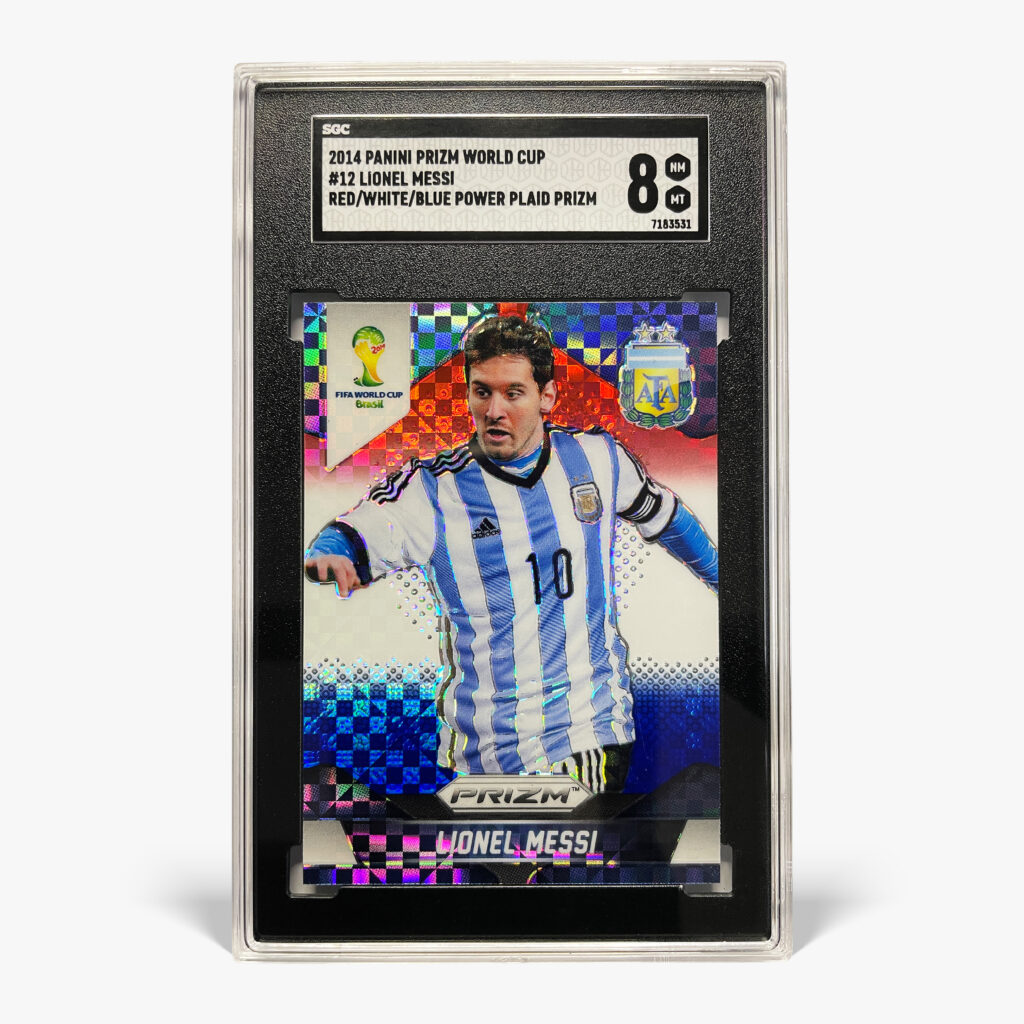 2014 Panini Prizm FIFA W/C Brazil - Lionel Messi #12 SGC 8