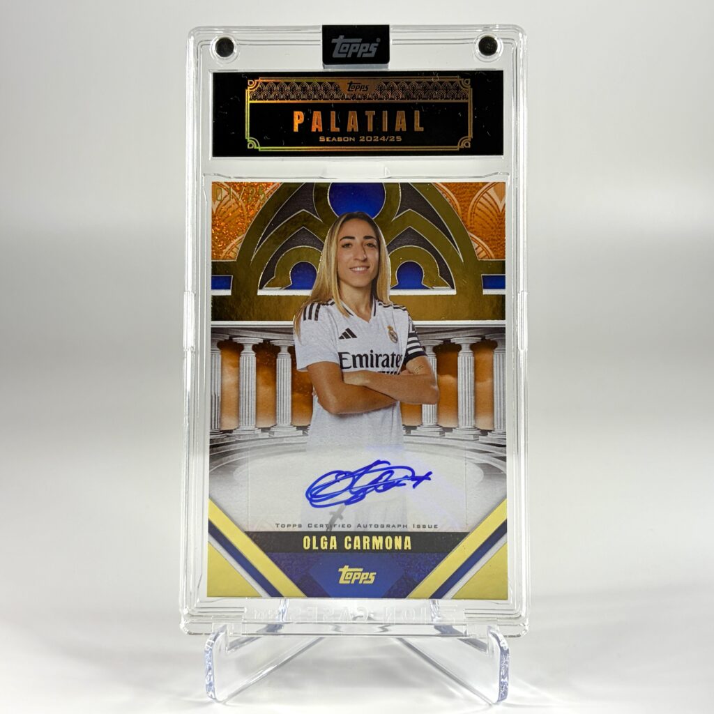 2024-25 Topps Palatial Real Madrid - Palatial Pose - Olga Carmona Autograf /25