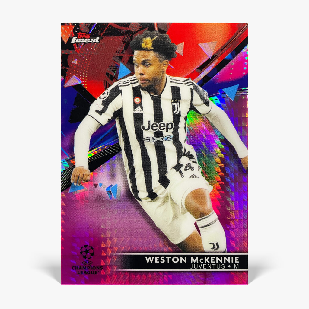 2021-22 Topps Finest UCL - Weston McKennie /125