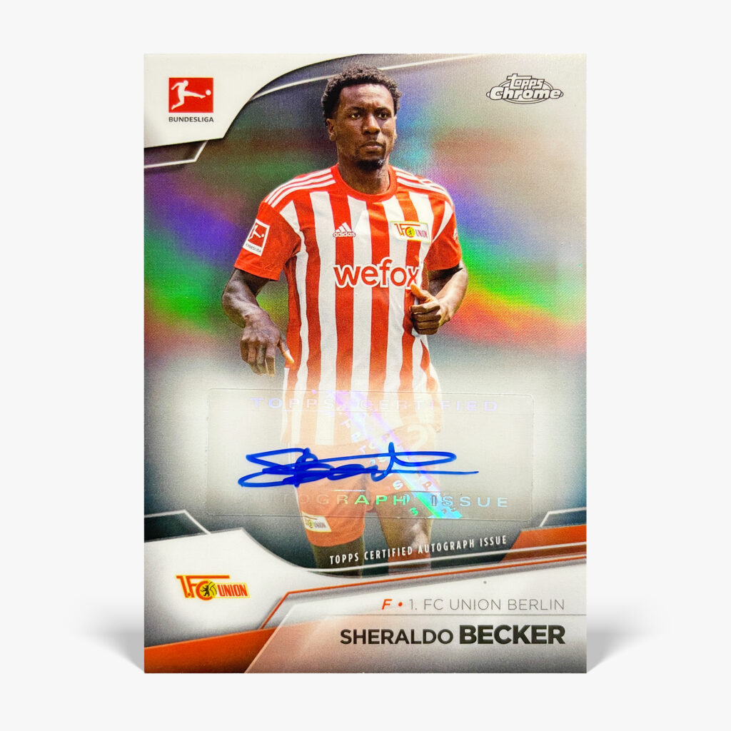 2022-23 Topps Chrome Bundesliga - Sheraldo Becker Autograf