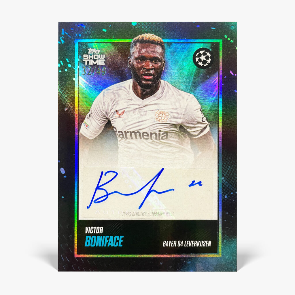 2024-25 Topps Showtime UCC - Victor Boniface Autograf /49