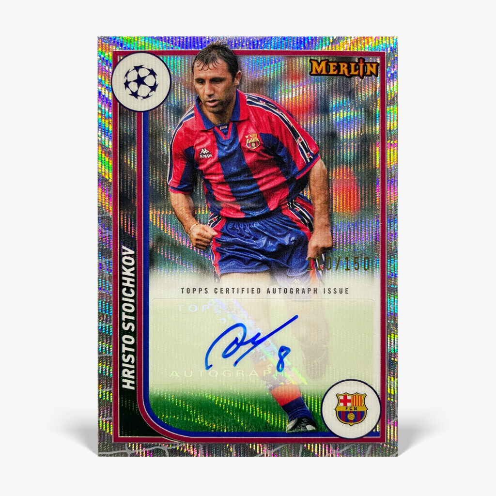 2023-24 Topps Merlin UCC - Hristo Stoichkov Autograf /150