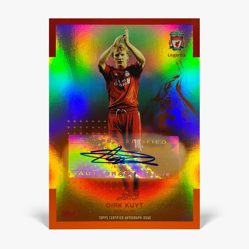 2022-23 Topps Team Set Liverpool FC - Dirk Kuyt Autograf /25