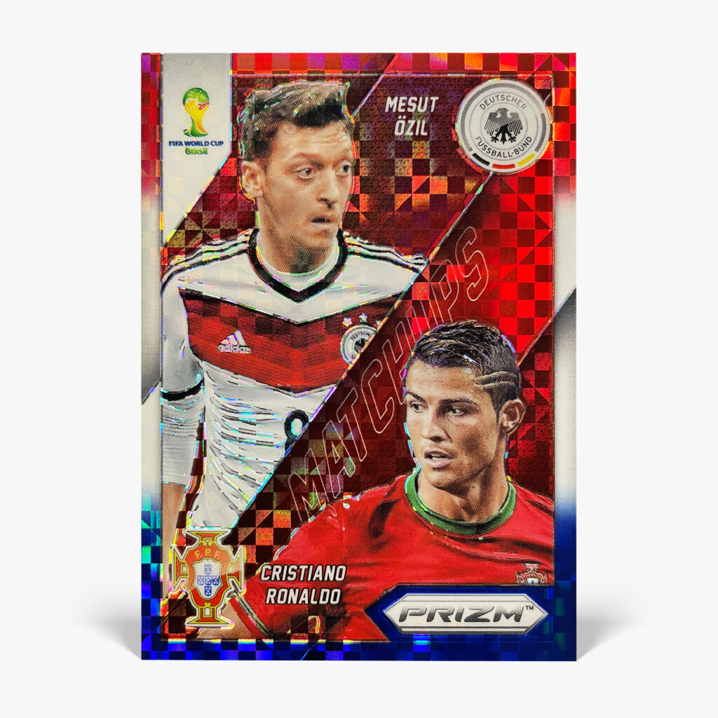 2014 Panini Prizm FIFA W/C Brazil - Matchups (Plaid) - Mesut Özil/Cristiano Ronaldo