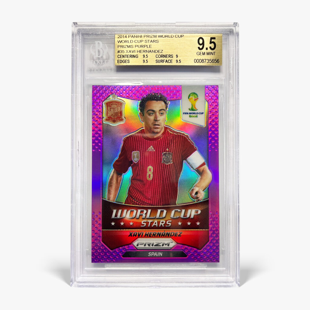 2014 Panini Prizm FIFA W/C Brazil - World Cup Stars - Xavi Hernández /99 BGS 9.5
