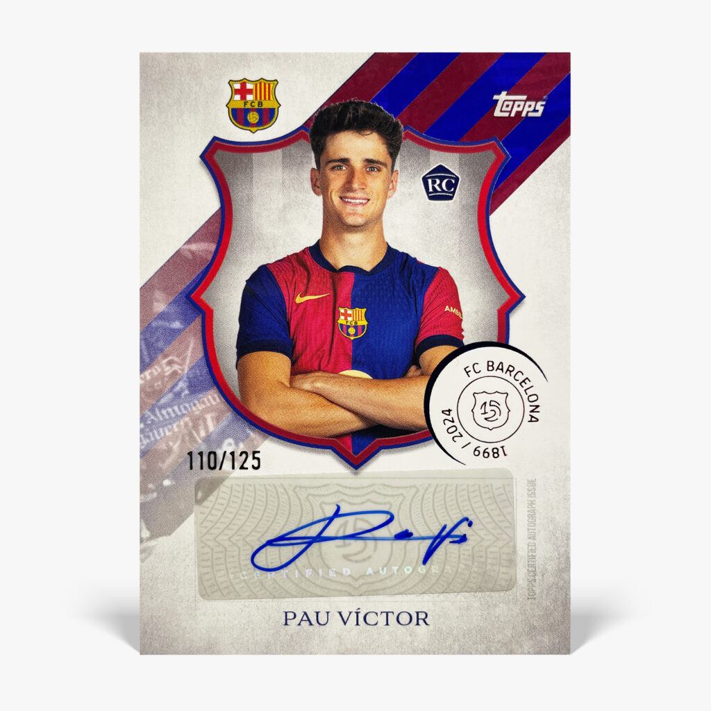 2025 Topps FC Barcelona 125th Anniversary - Pau Víctor Autograf /125