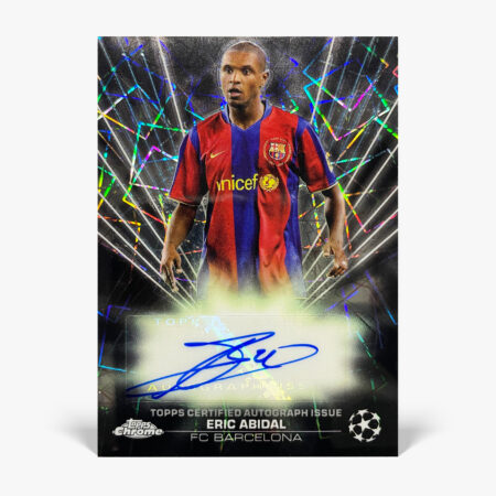 2023-24 Topps Chrome UCC - Black Lazer - Eric Abidal Autograf